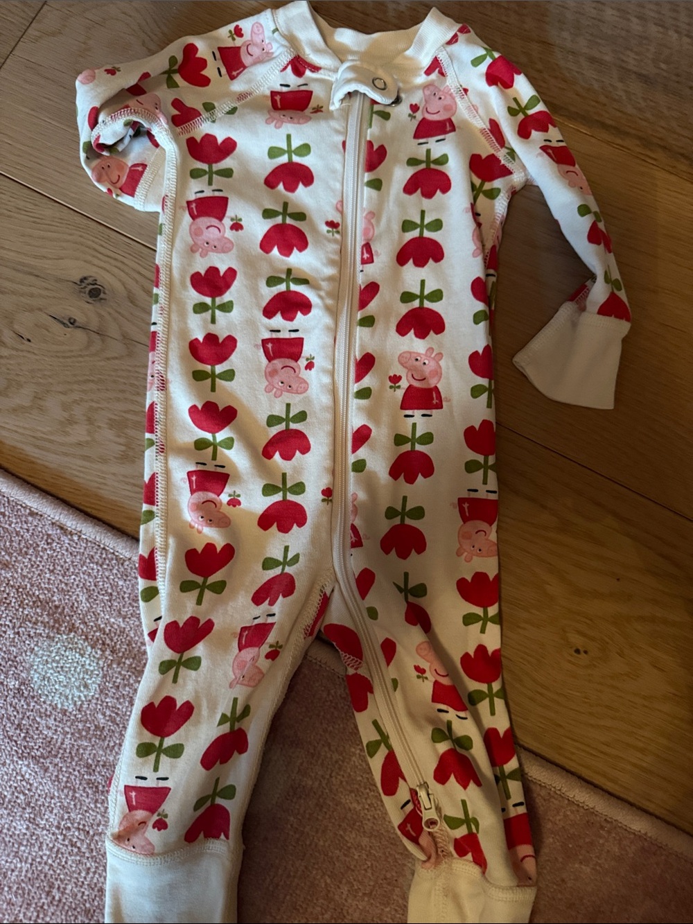 Hanna Andersson Pink and Green Animal-Print Pajama Bundle and pink flamingo swim - Picture 4 of 8